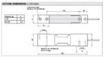 Model 1042 Tedea-Huntleigh Low Profile Aluminum Load Cell - Image 2
