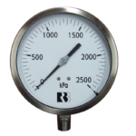 AL-H-2 (160mm Stainless Steel Pressure Gauge, lower mount)